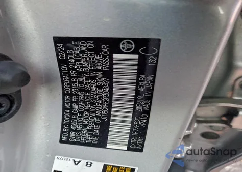 2024 Toyota Corolla Le z USA, uszkodzony, nr VIN JTDBCMFE2R3048427